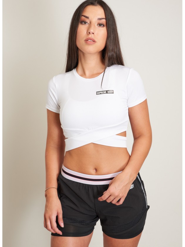 CROP TOP ULTRA FIT WHITE